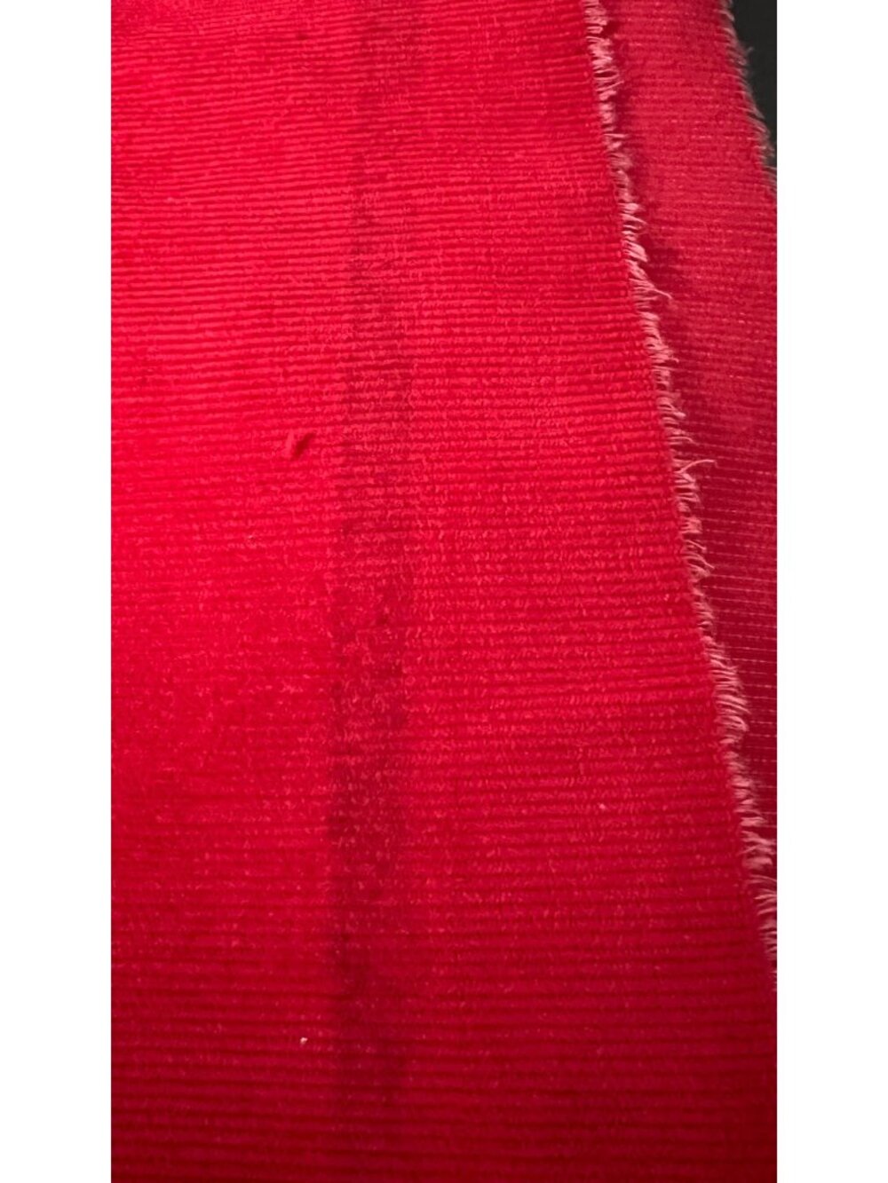 1 yard x 60" Red Corduroy Fabric Material - Picture 4 of 4